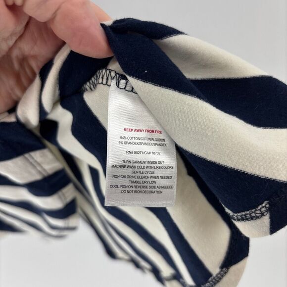 Juicy Couture girls white blue striped dress 18-24 mo - Picture 4 of 5